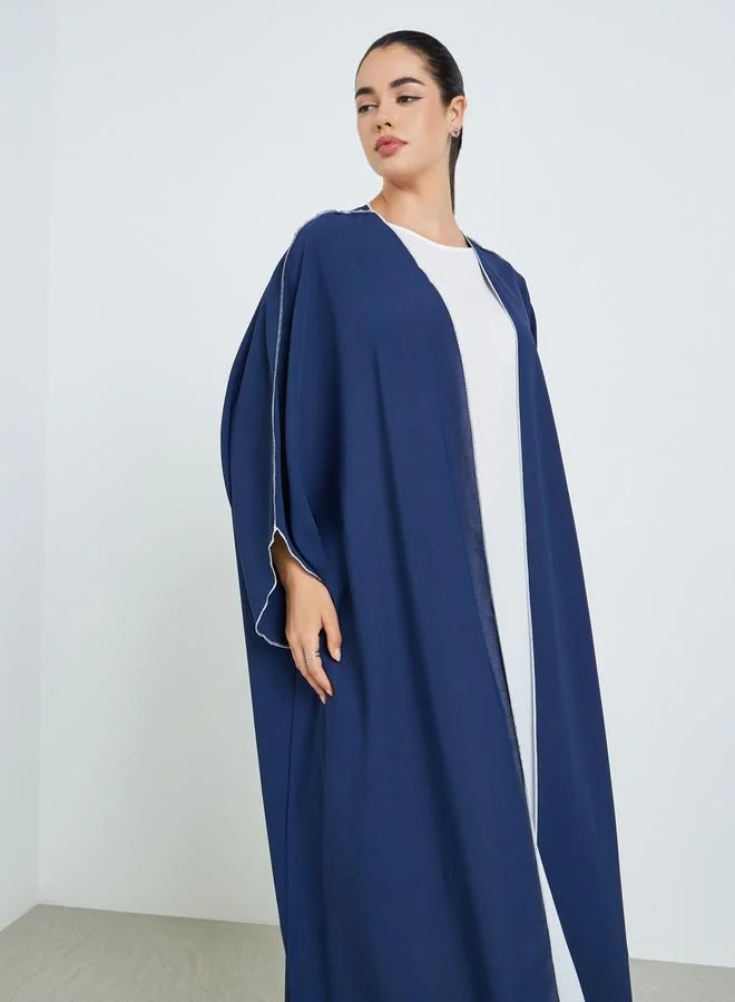 ستايلي عباية نسائية بفتحة أمامية